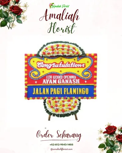 Bunga Papan Congratulation di Temmalebba